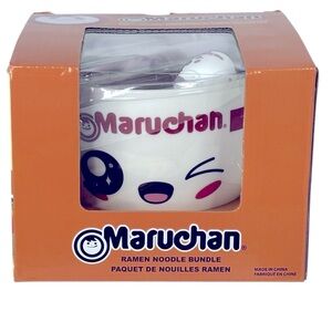 New in Box Maruchan Ramen Noodle Bowl Chopsticks & Spoon Bundle